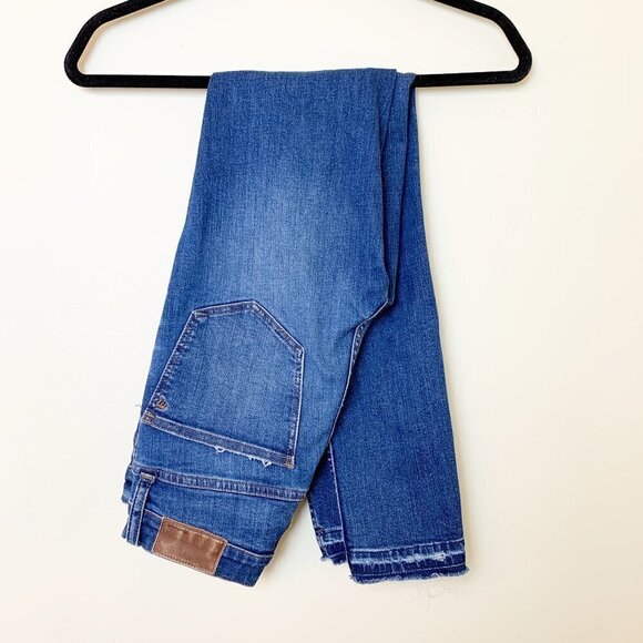Madewell 10 inch High-Rise Skinny Jeans Button Fly Medium Wash Size 25 - Picture 1 of 10